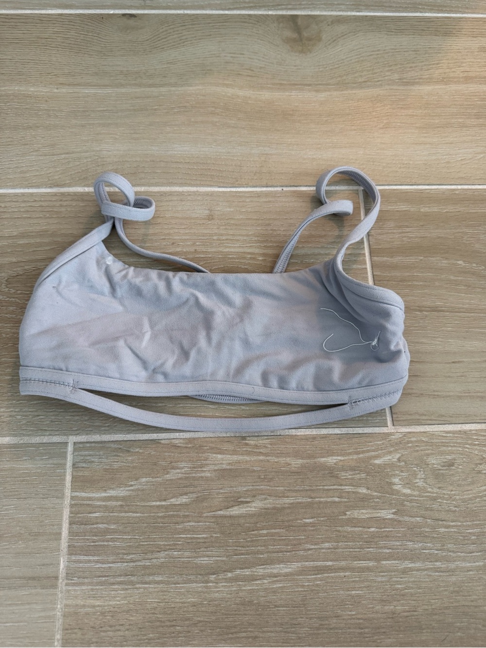 lululemon athletica Light Gray Sports Bra